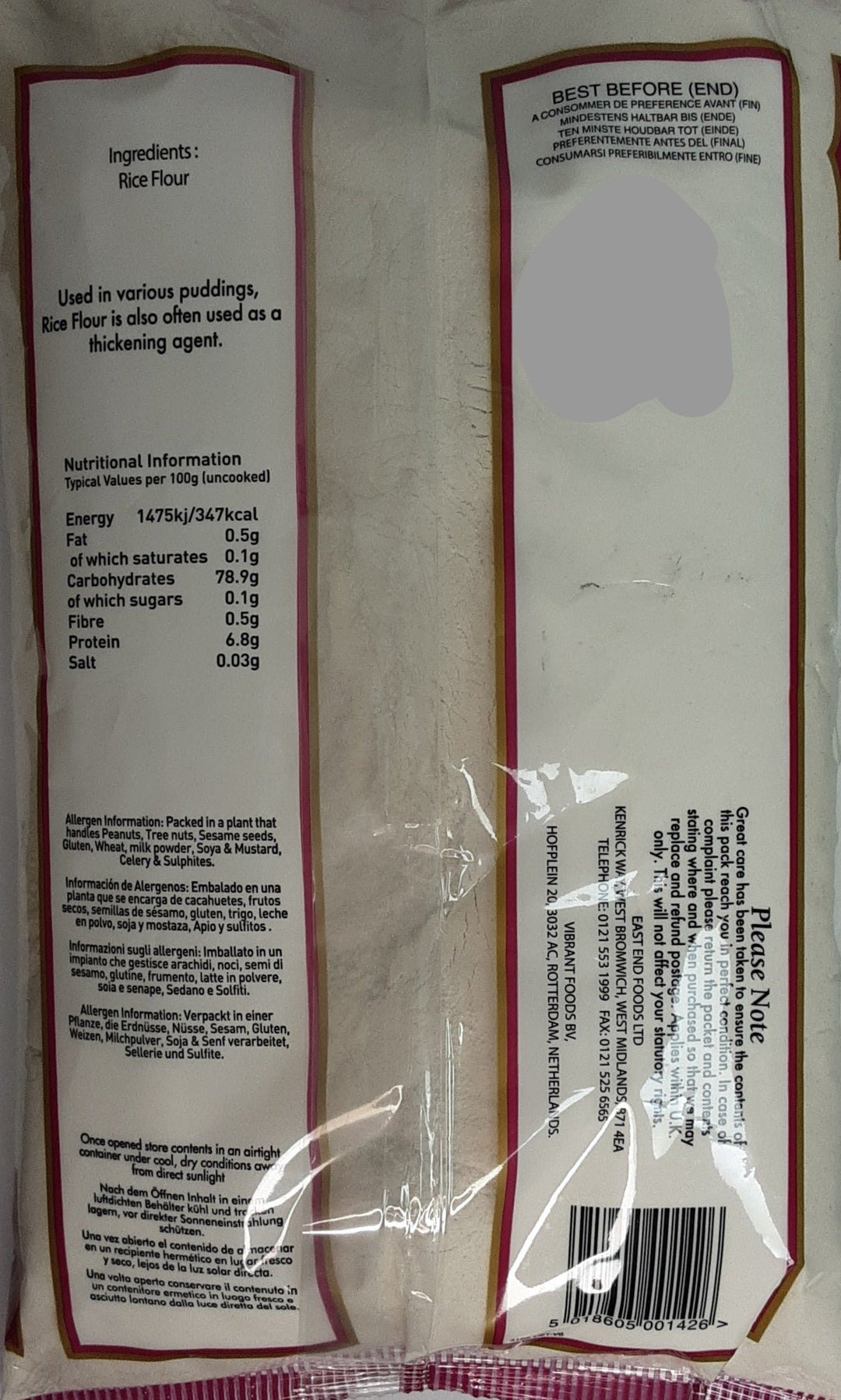 East End Rice Flour 1.5Kg
