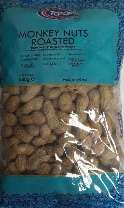 Top Op Monkey Nuts Roasted 550g