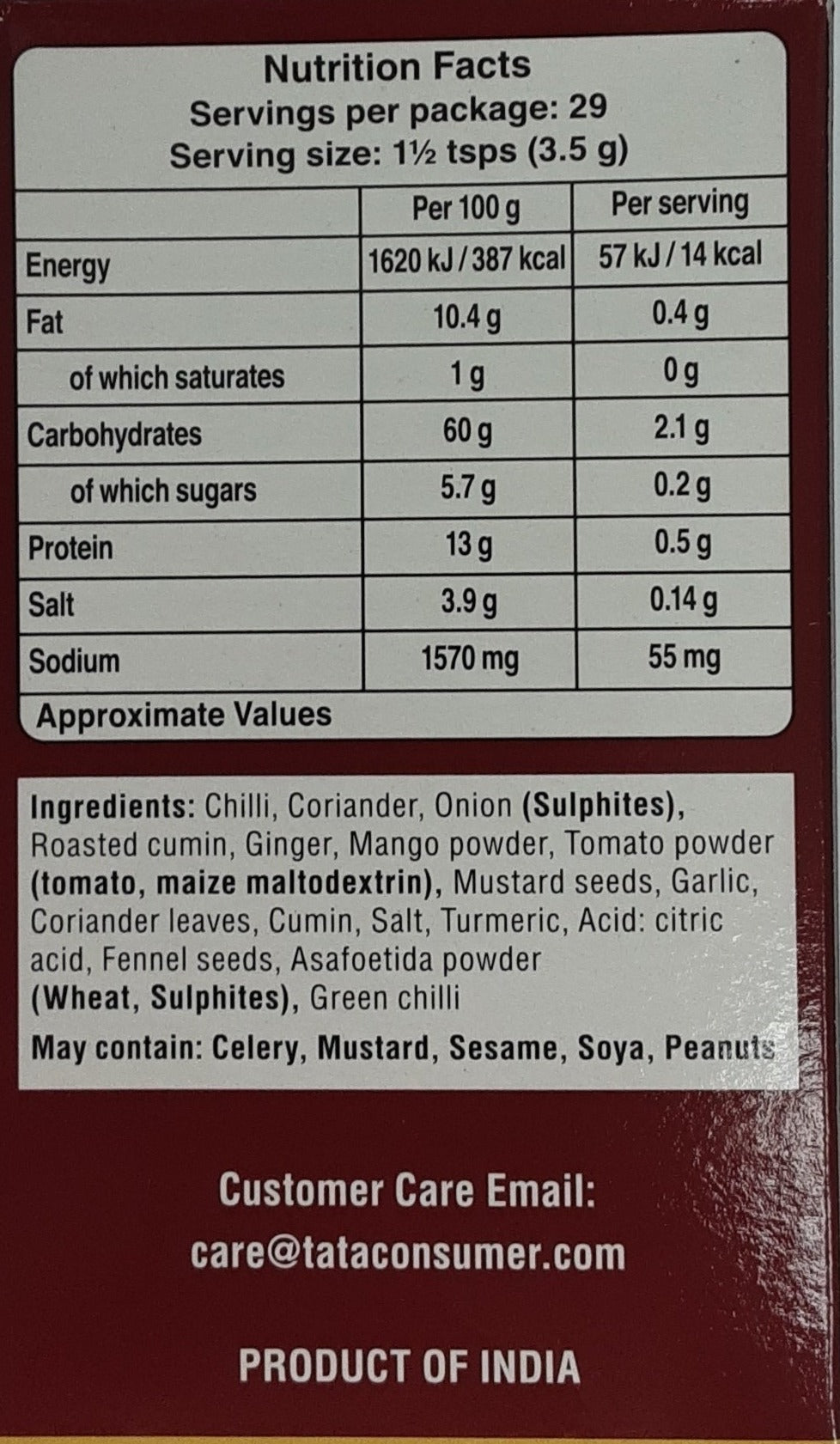 Tata Sampann Dal Tadka Masala 100g 2 For £3