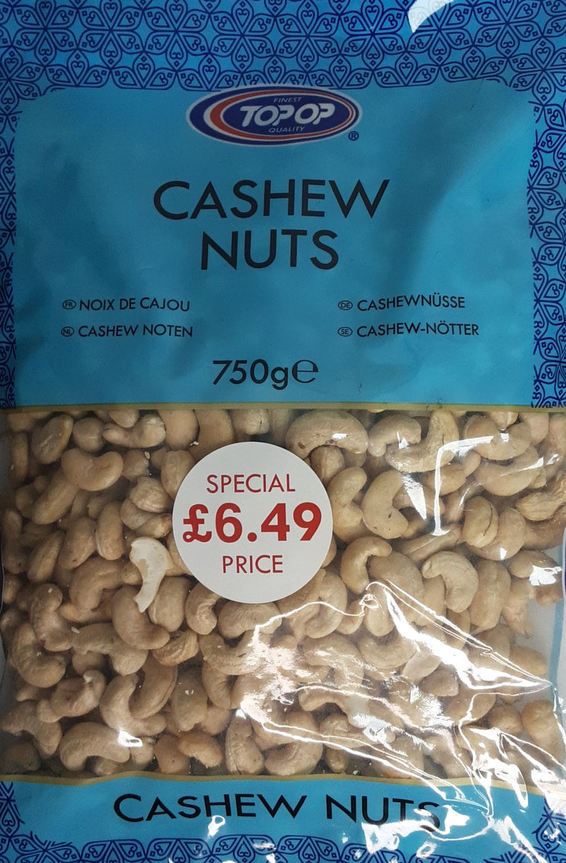 Top Op Cashew Nuts 750g