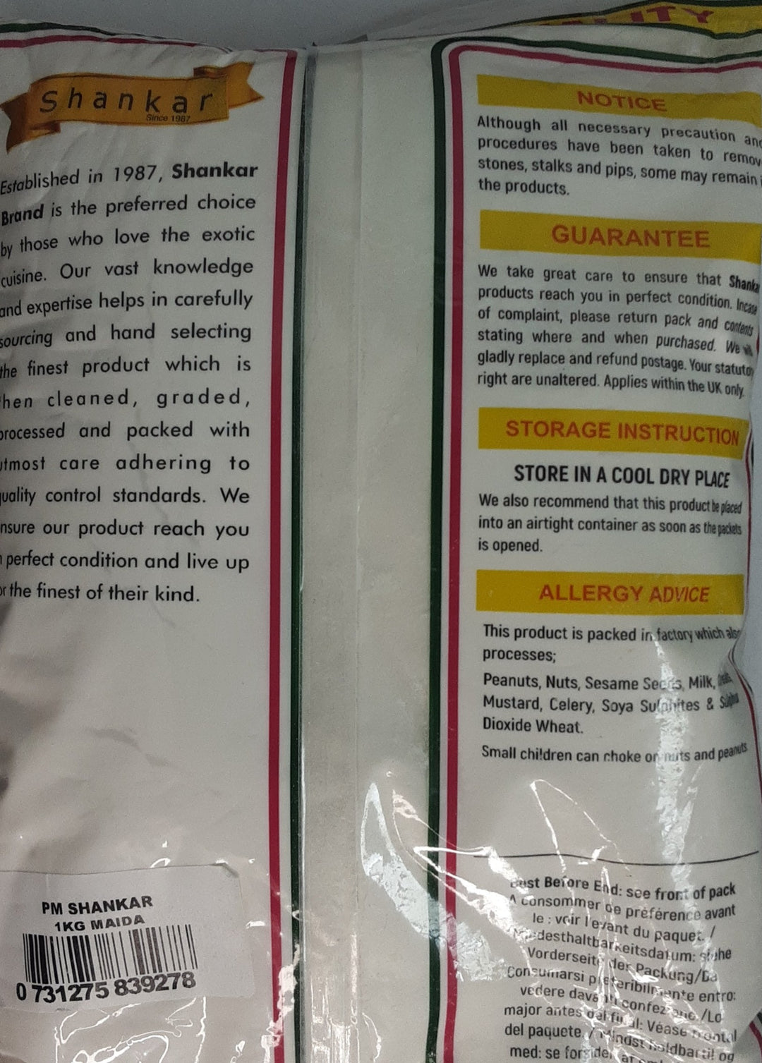 Shankar Flour Maida 1Kg