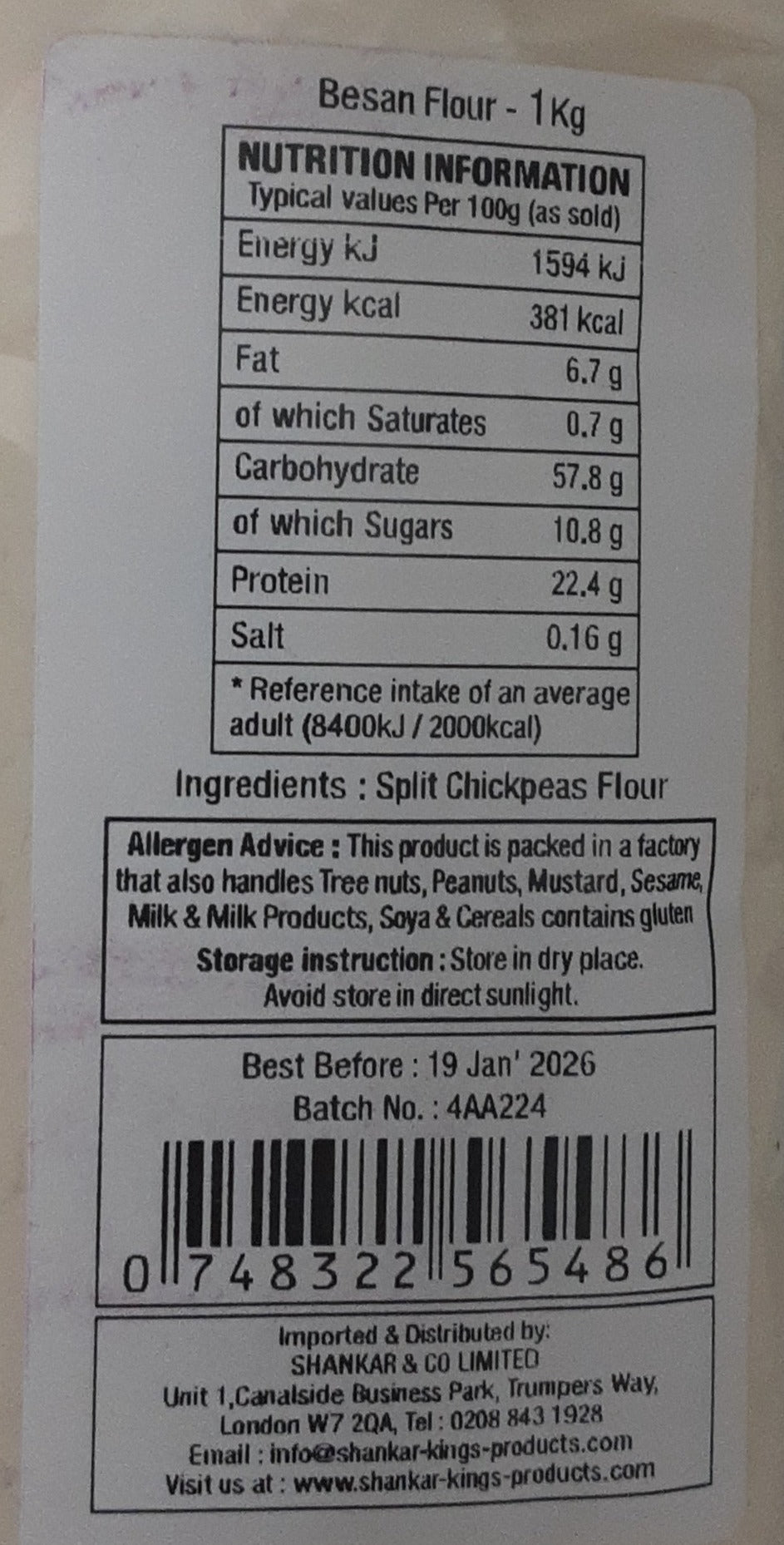 Shankar Besan Flour 1Kg