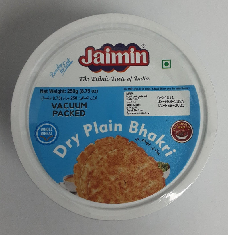 Jaimin Dry Plain Bhakri 250g