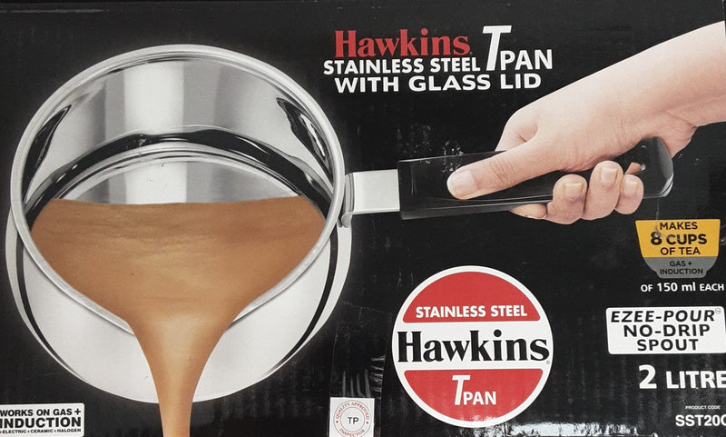 Hawkins Stainless Steel Tea Pan 2Litre