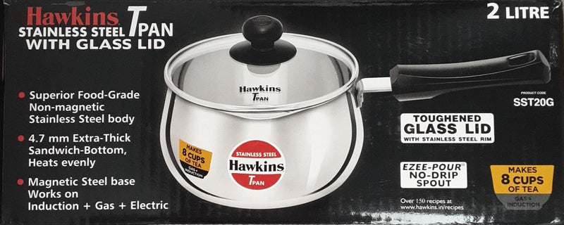 Hawkins Stainless Steel Tea Pan 2Litre