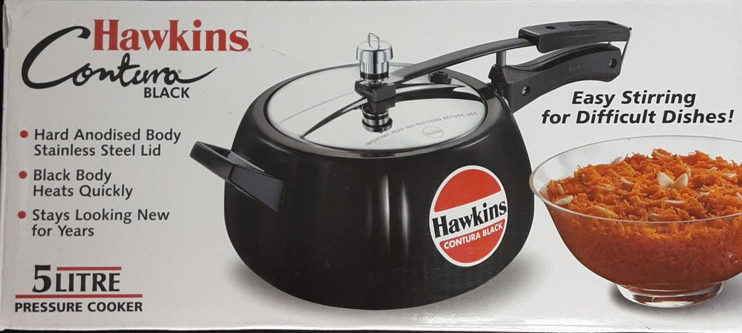 Hawkins Pressure Cooker Contura Black 5Litre