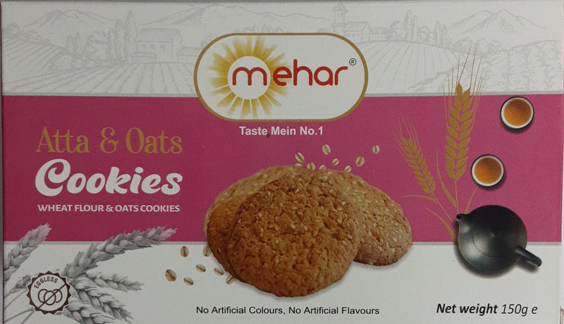 Mehar Cookies Atta & Oats 150g