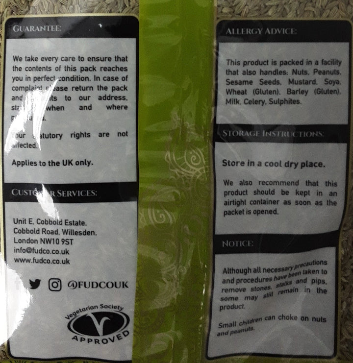 Fudco Fennel Seeds 300g - ExoticEstore