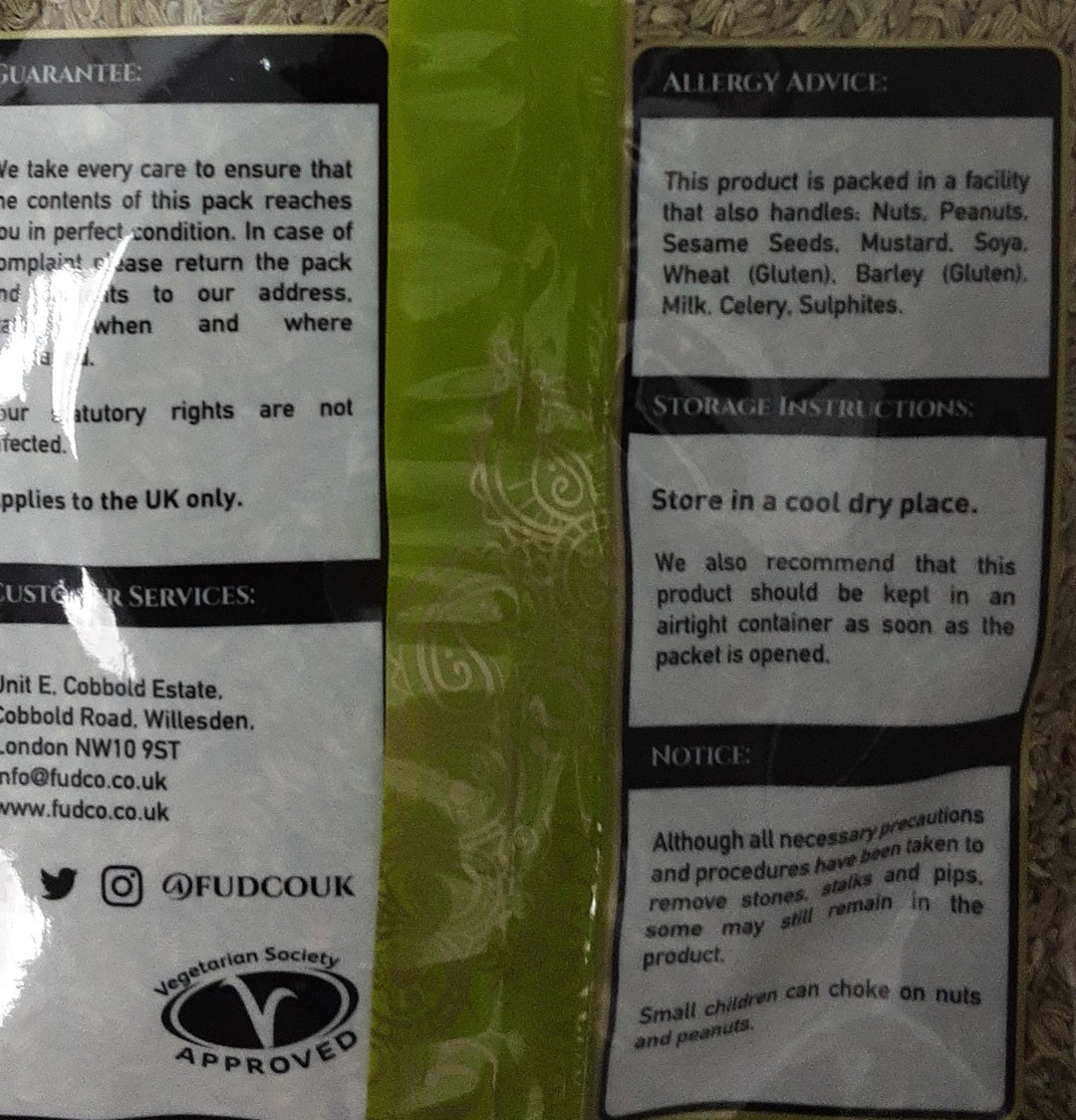 Fudco Fennel seeds 800g - ExoticEstore