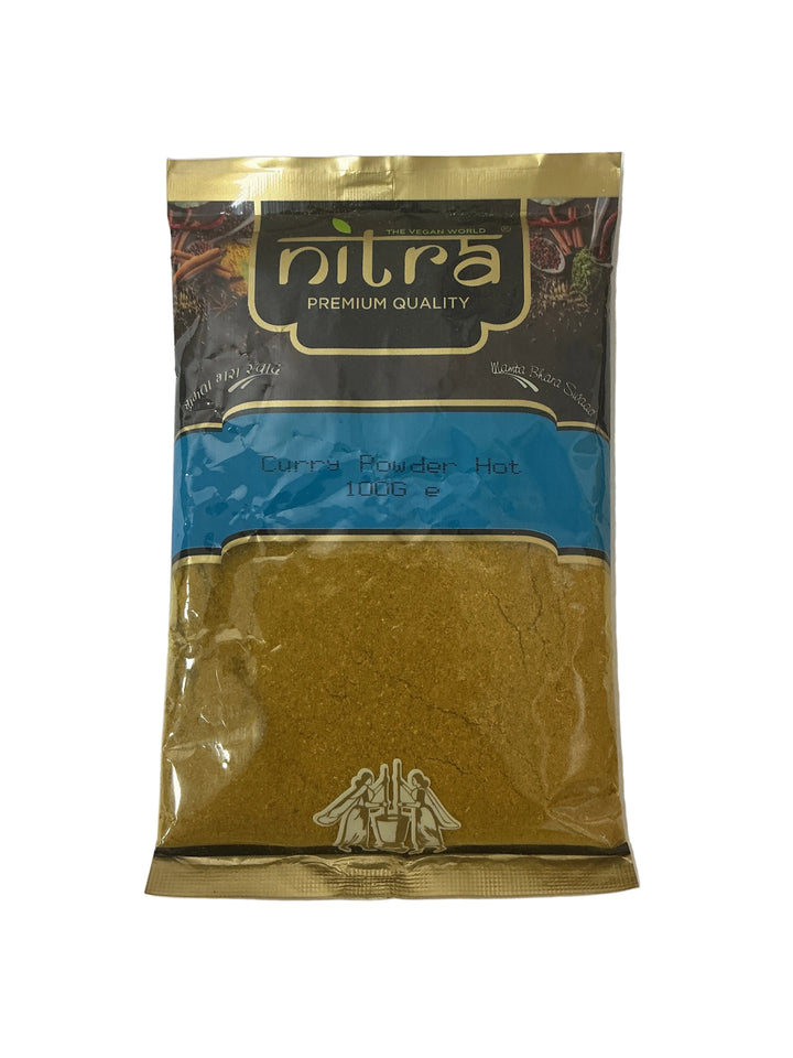 Nitra Spices Curry Powder Hot 100g Mix & Match Any 3 for £1.98 - ExoticEstore