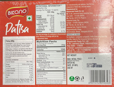 Bikano Patisa 400g