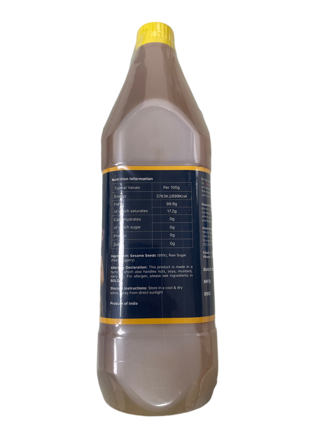 Dr Nature Gingelly Oil 5 X 1 ltr
