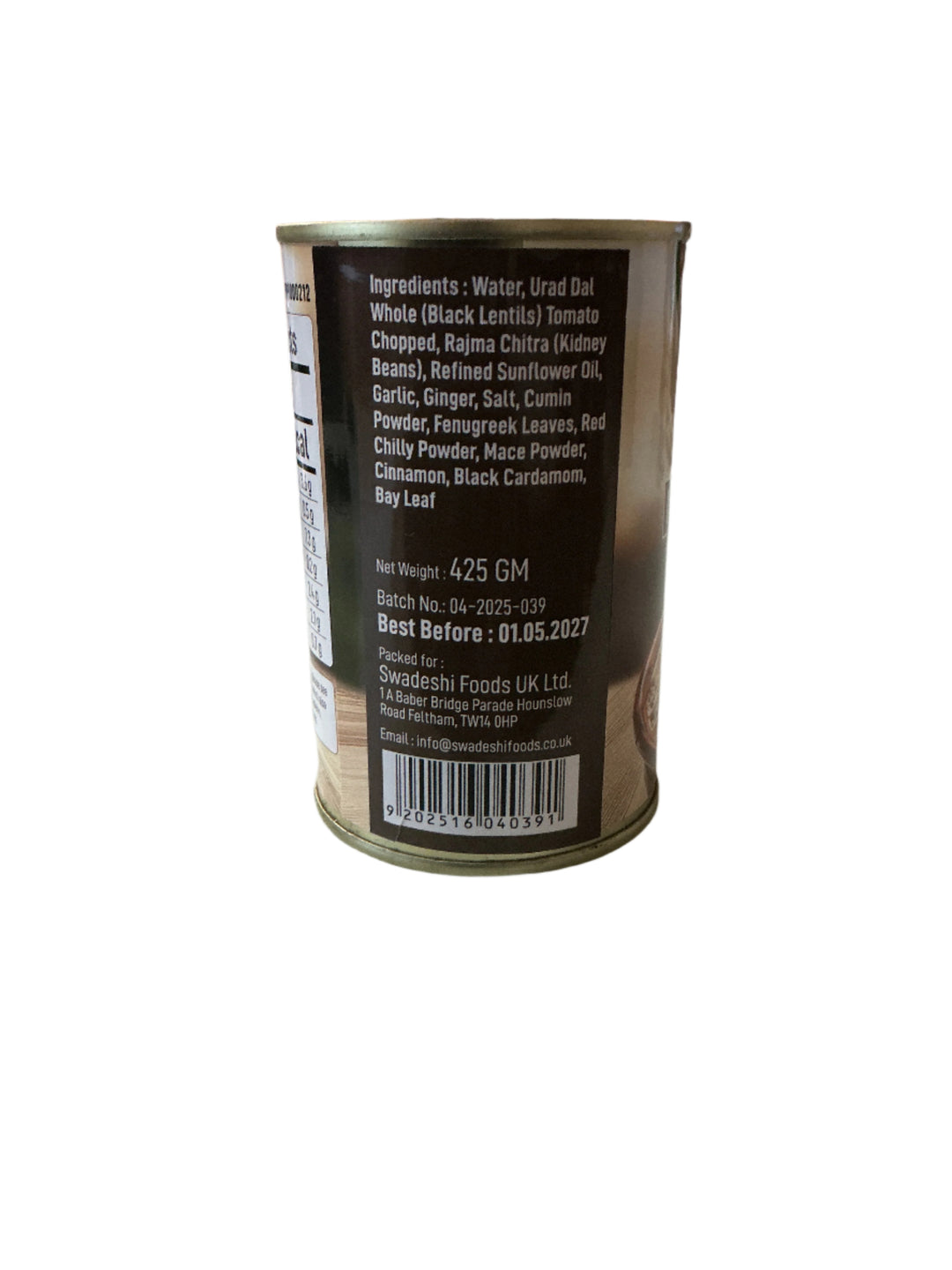 Food Factory Delhi Dal Makhani 425g