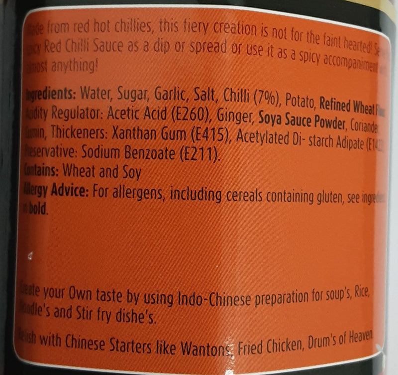 Suhana Sauce Red Chilli 345g