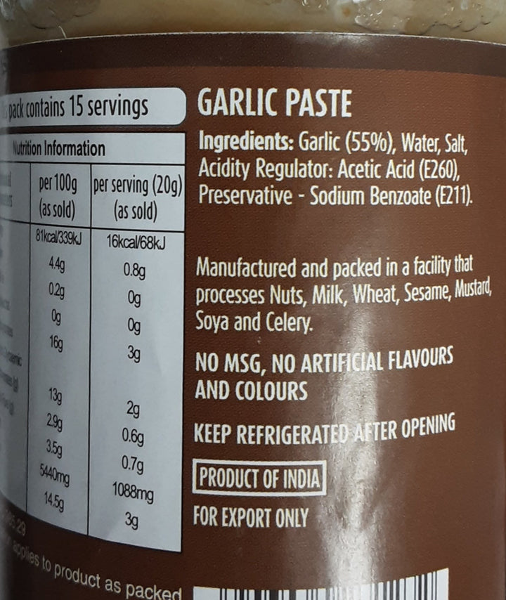 Suhana Paste Garlic 300g