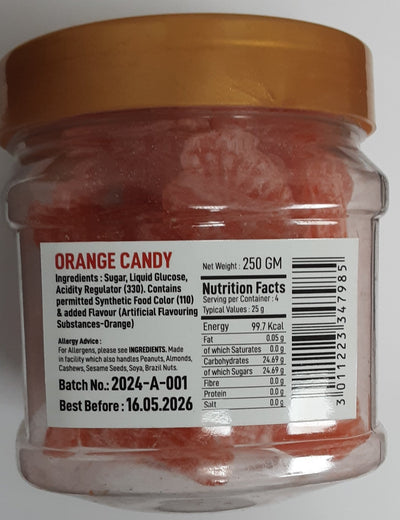 Orange Candy 250g