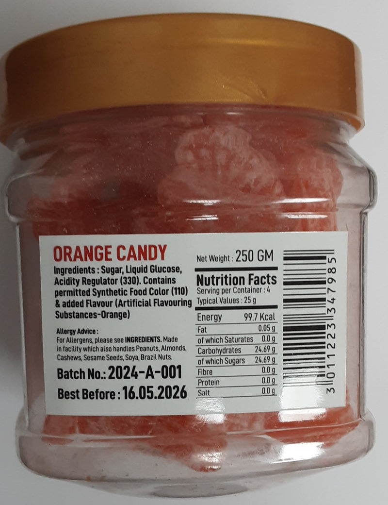 Orange Candy 250g