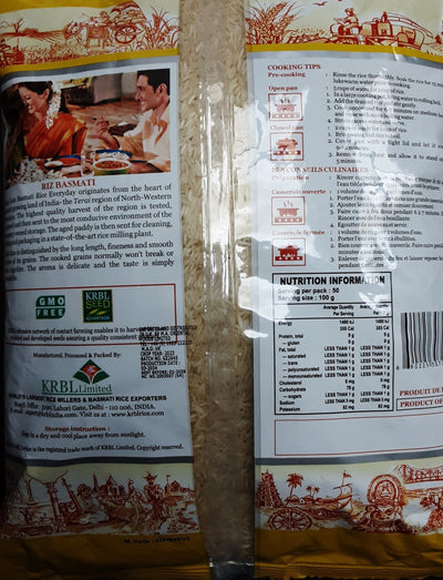 India Gate Rice Basmati Everyday 5Kg