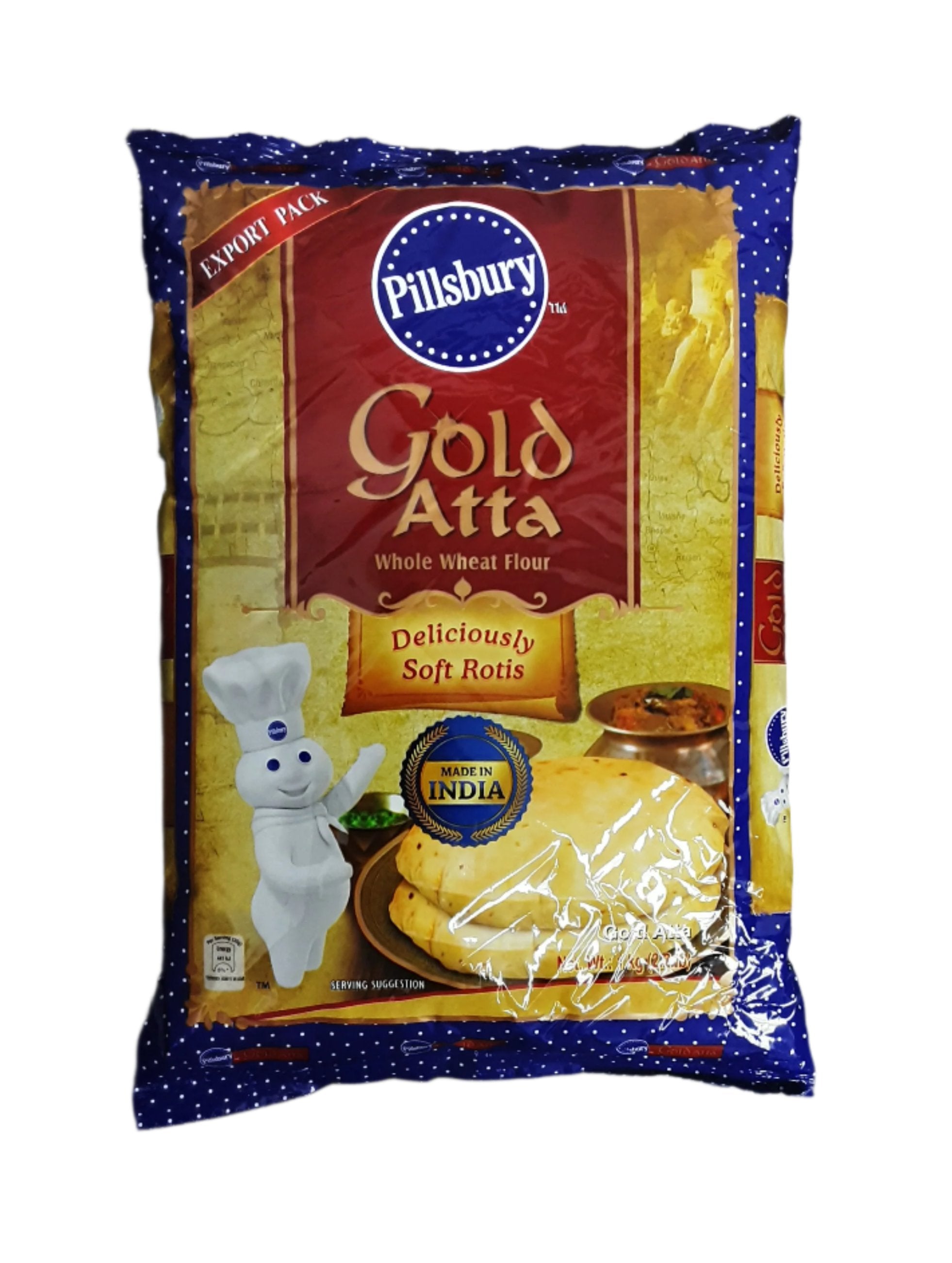 Pillsbury Atta Gold Whole Wheat Flour 1Kg – ExoticEstore