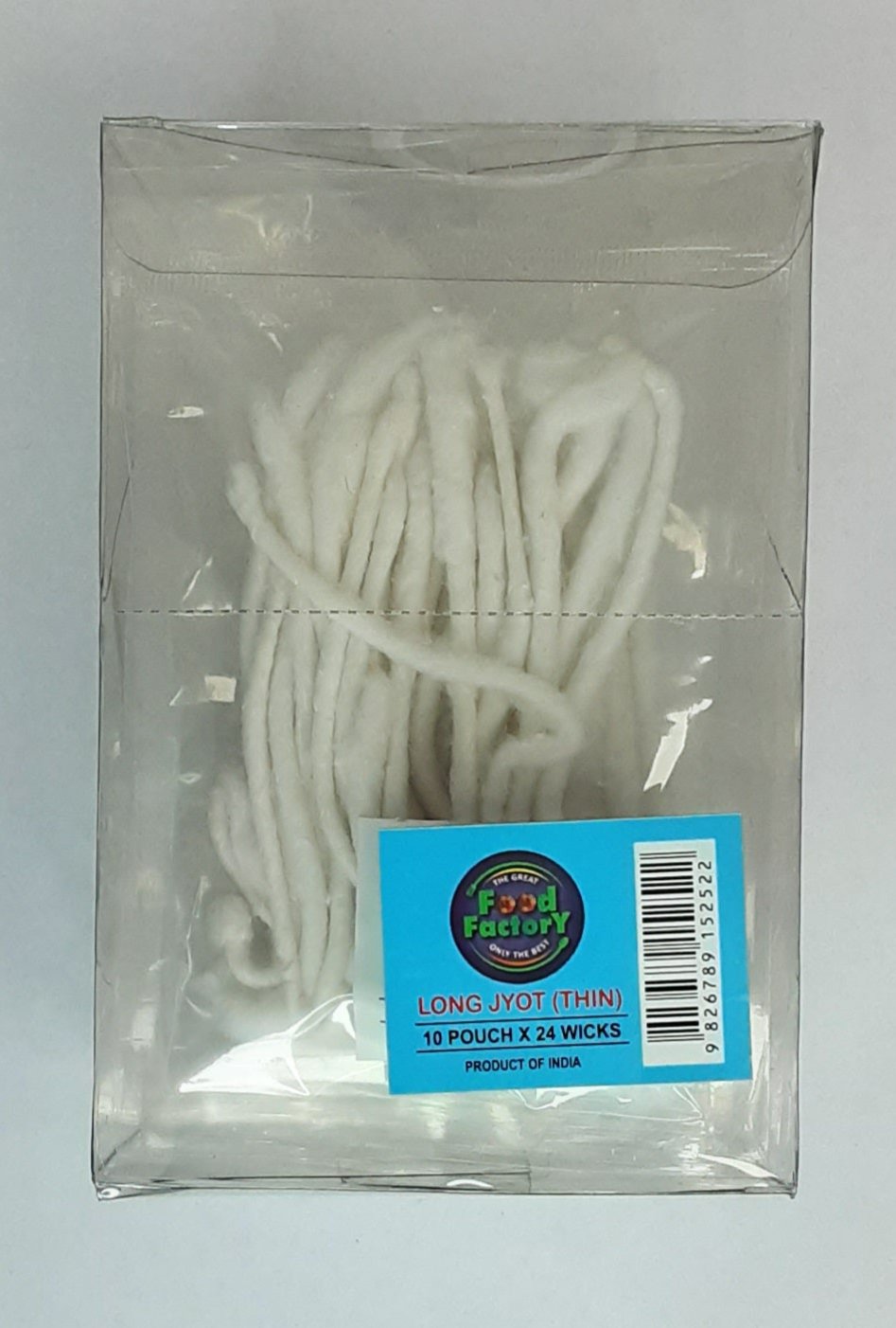 Food Factory Cotton Wick Long Jyot Thin 24 Wicks