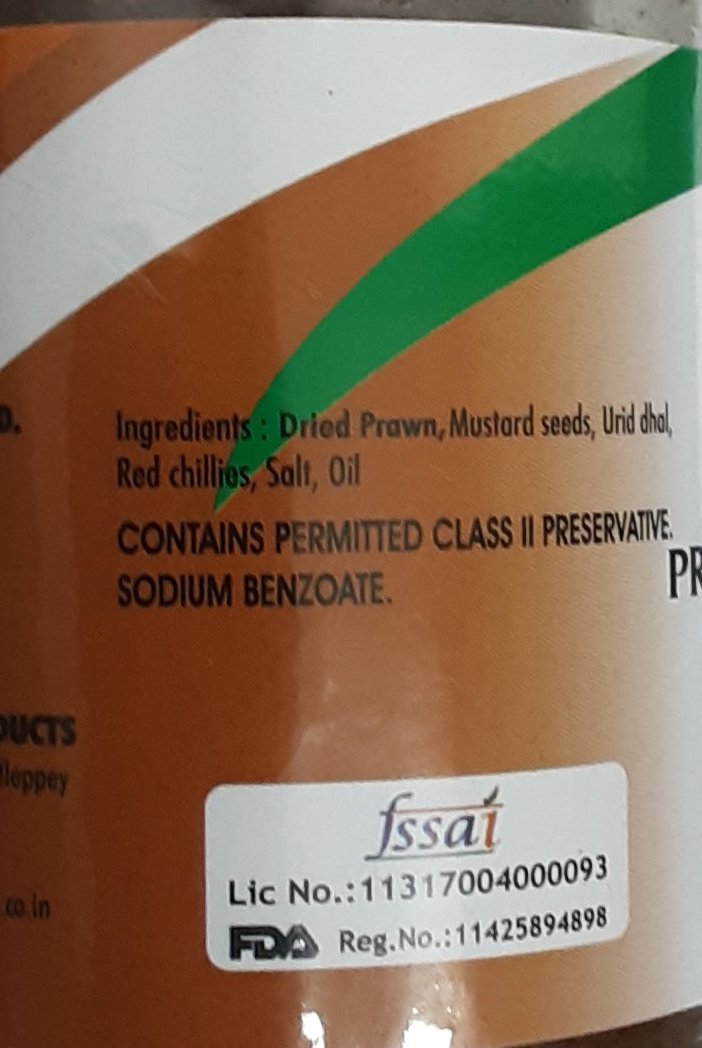 Kerala Taste Prawns Chutney Powder 150g BBE Dec 2025