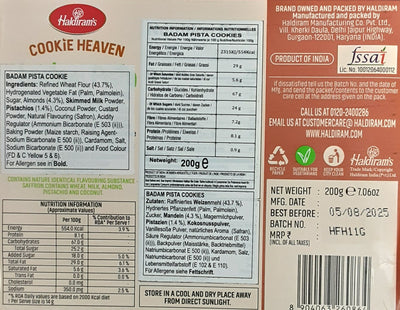 Haldiram Cookie Heaven Badam Pista 200g