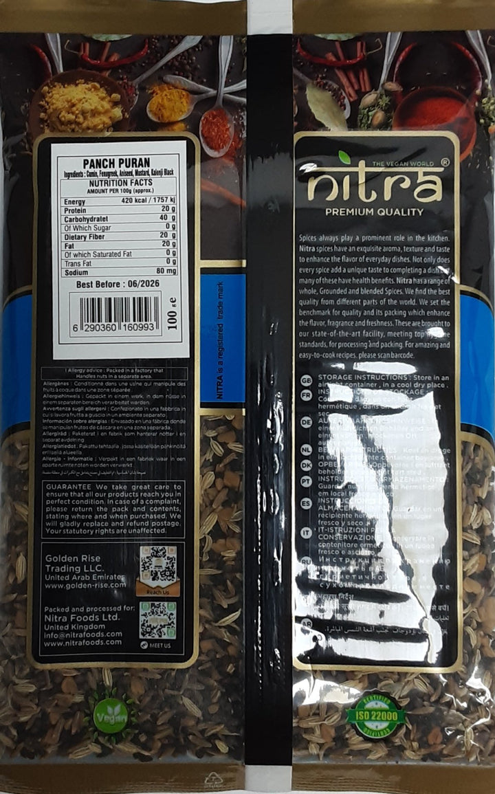 Nitra Panch Puran 100g