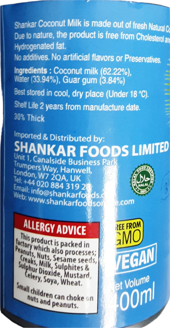 Shankar Coconut Milk 400ml