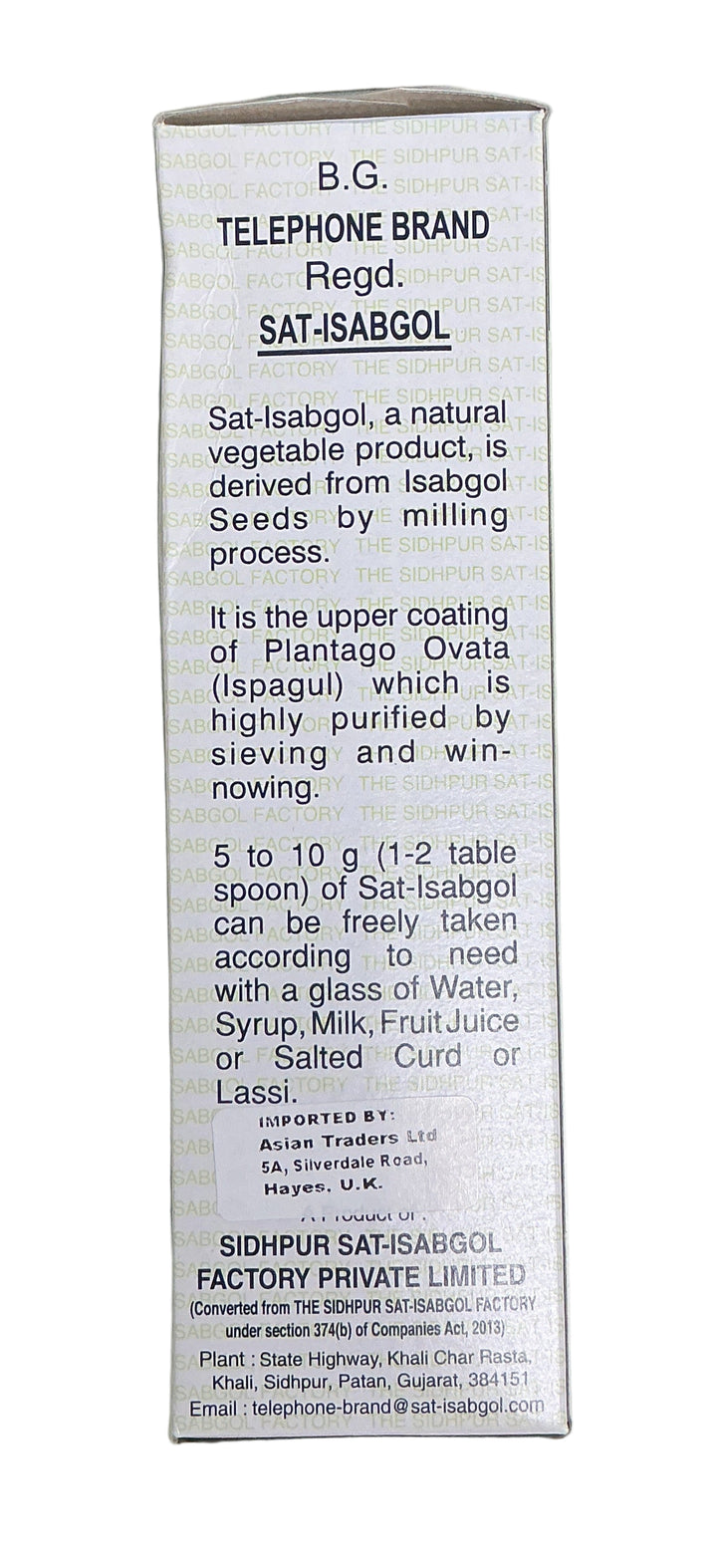 Telephone Sat Isabgol 200g