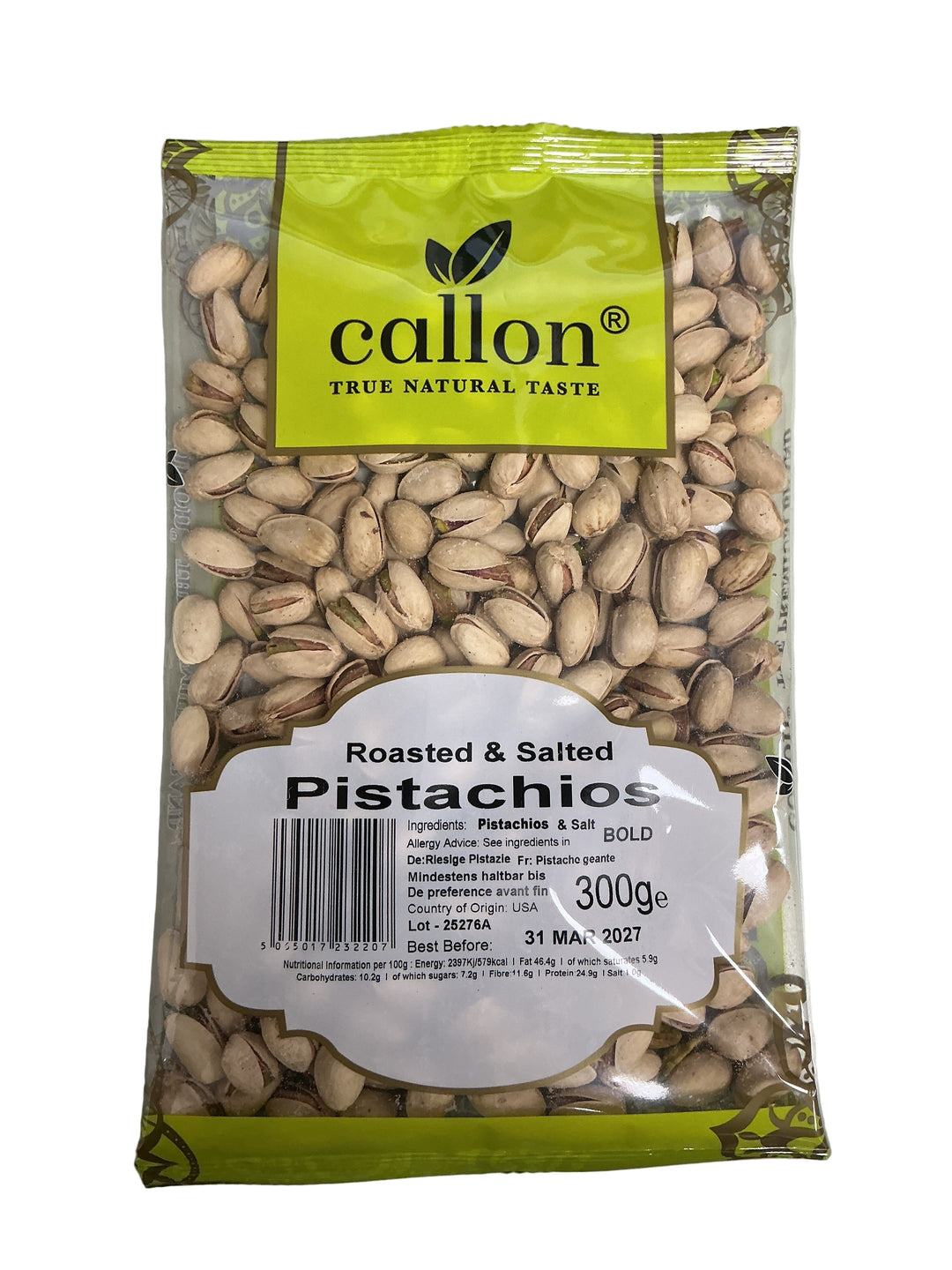 Callon Roasted and Salted Pistachio 300g