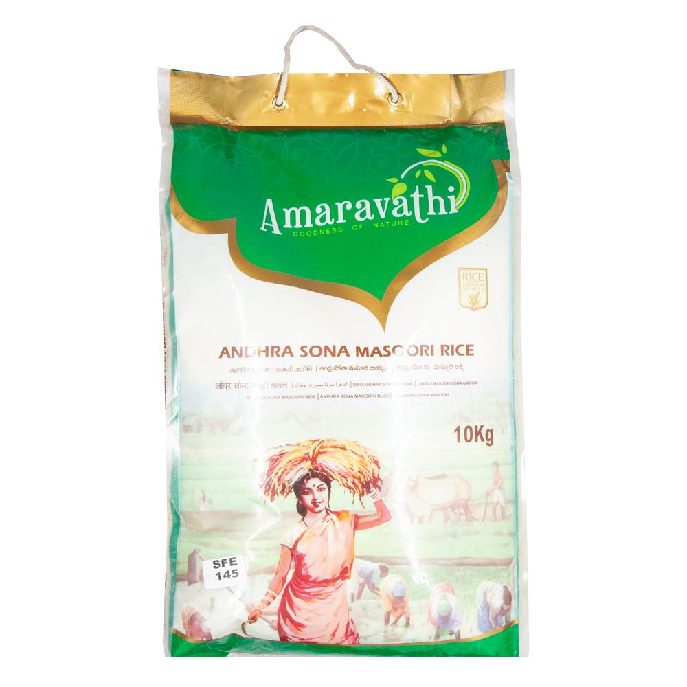 Amaravathi Rice Andhra Sona Masoori 10Kg – ExoticEstore