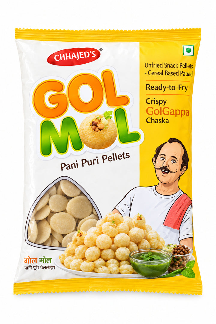 Chhajeds Pani Puri Family Pack 1kg