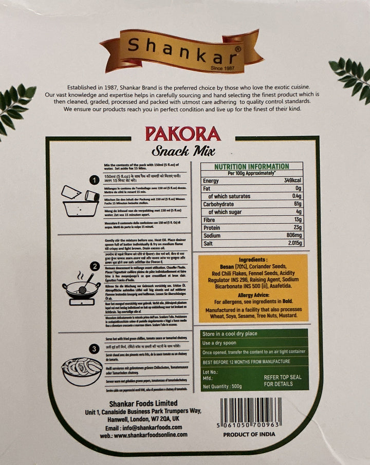 Shankar Pakora Mix 500g BBE SEP 2025