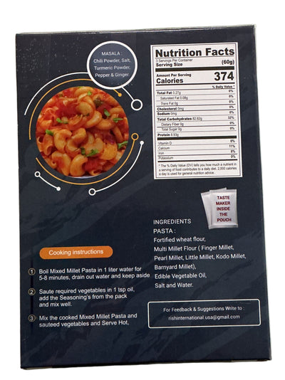 Shree Krishna Multi Millet Macaroni Pasta 180g