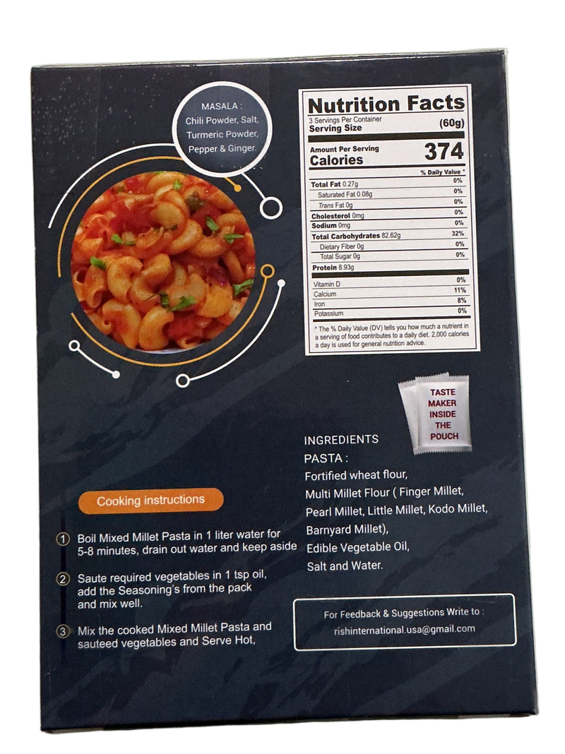 Shree Krishna Multi Millet Macaroni Pasta 180g