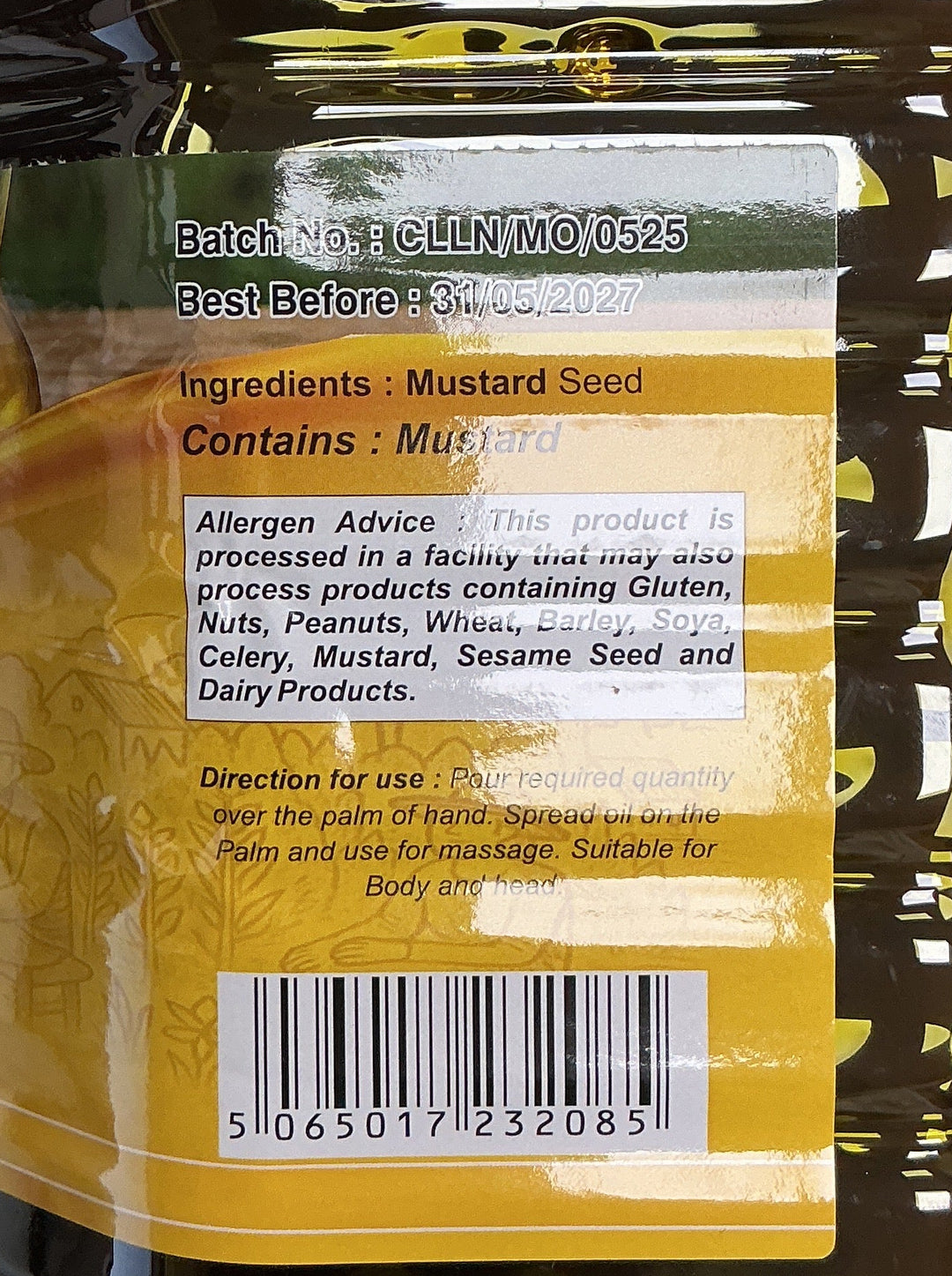 Callon Oil Mustard Pure Kachi Ghani 4ltr