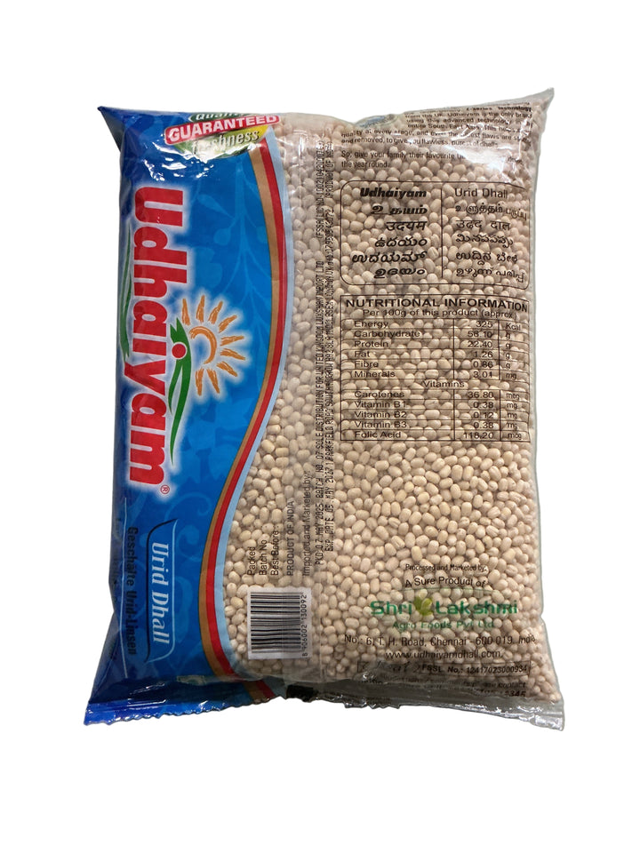 Udhaiyam Lentils Urid Dall Gota 1Kg
