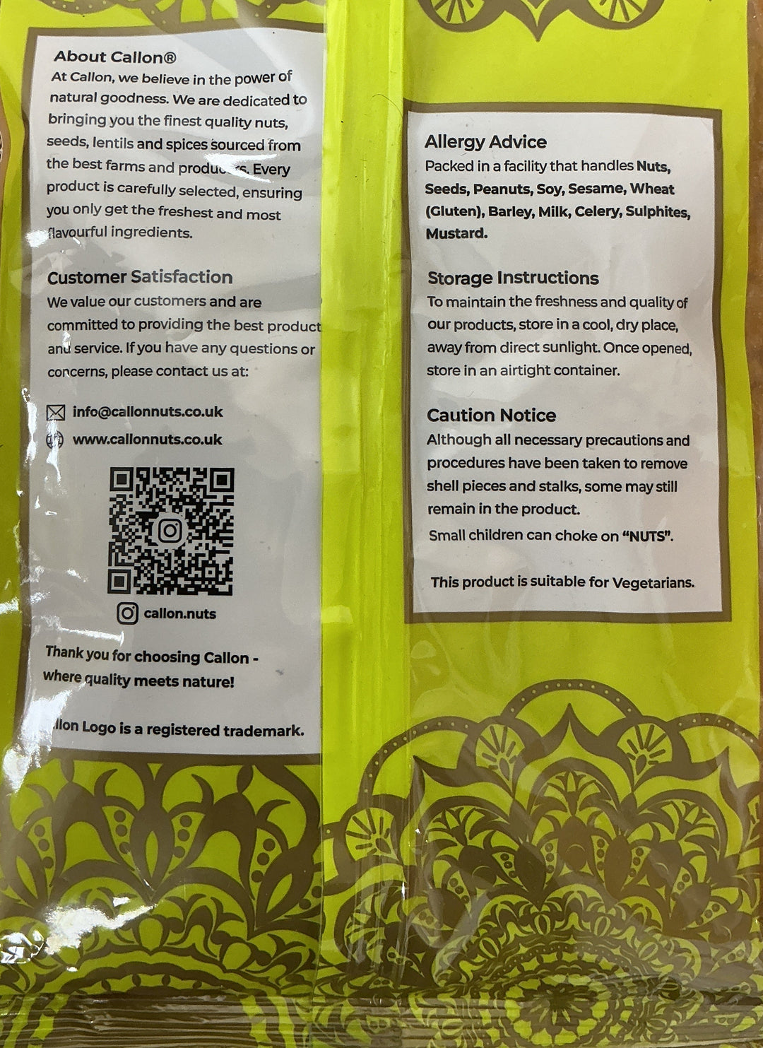 Callon Golden Sultana 450g