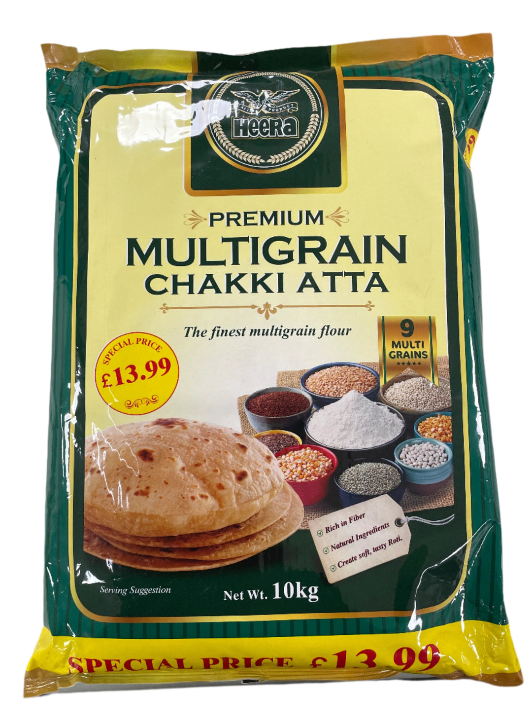 Heera Flour 9 Multi Grain Atta 10kg