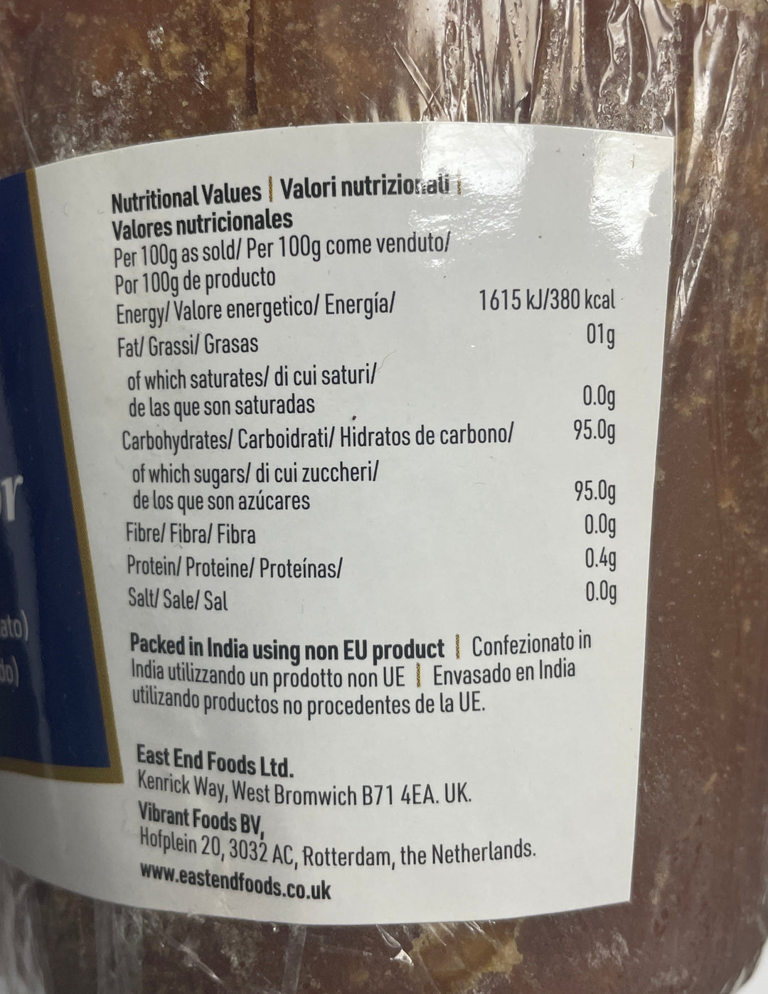 East End Jaggery Goor 900g