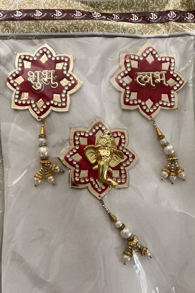 Diwali Decorations Shubh Labh 3Pcs D1
