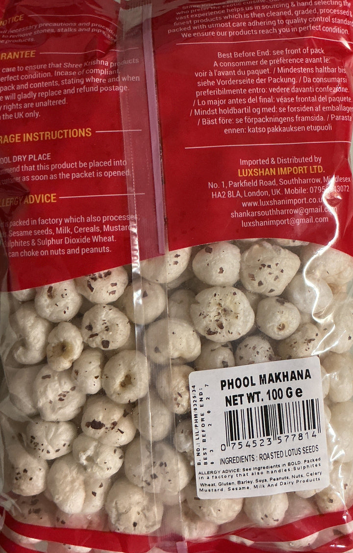 Shree Krishna Phool Makhana 100g