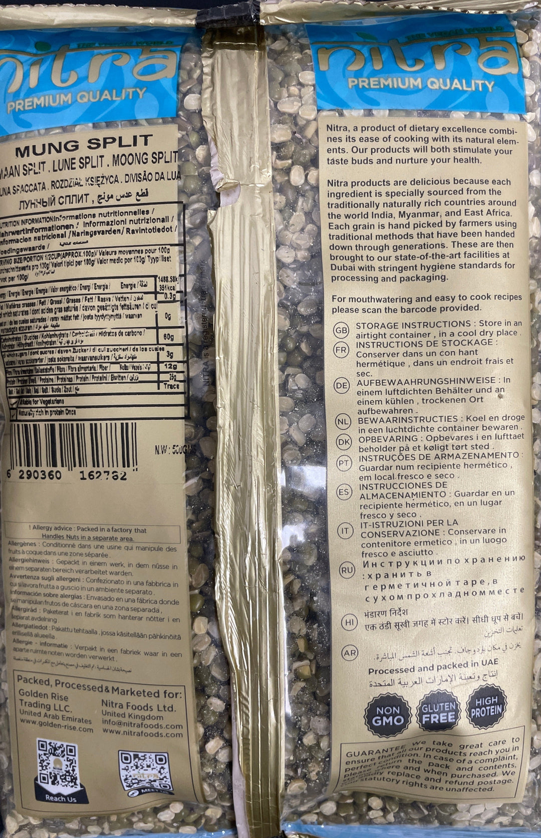 Nitra Beans Mung Split 500g Buy 1 Get 1 Free Mix & Match