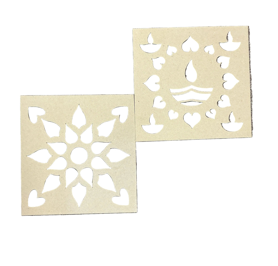 Rangoli Stencils Set of 2 Design 2
