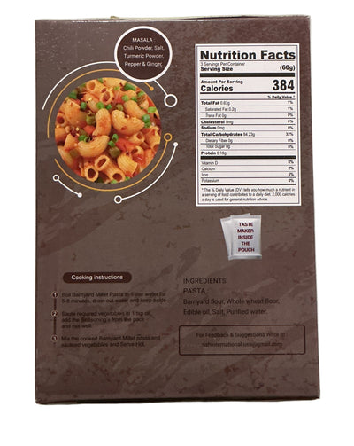 Shree Krishna Barnyard Millet Macaroni Pasta 180g