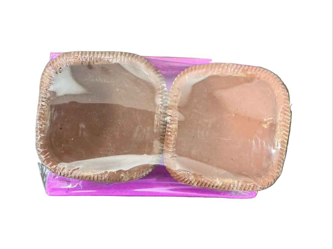 Diwali Clay Diyas Traditional 2 Pack 100ml E2