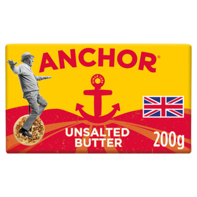Anchor Butter Unsalted 200g