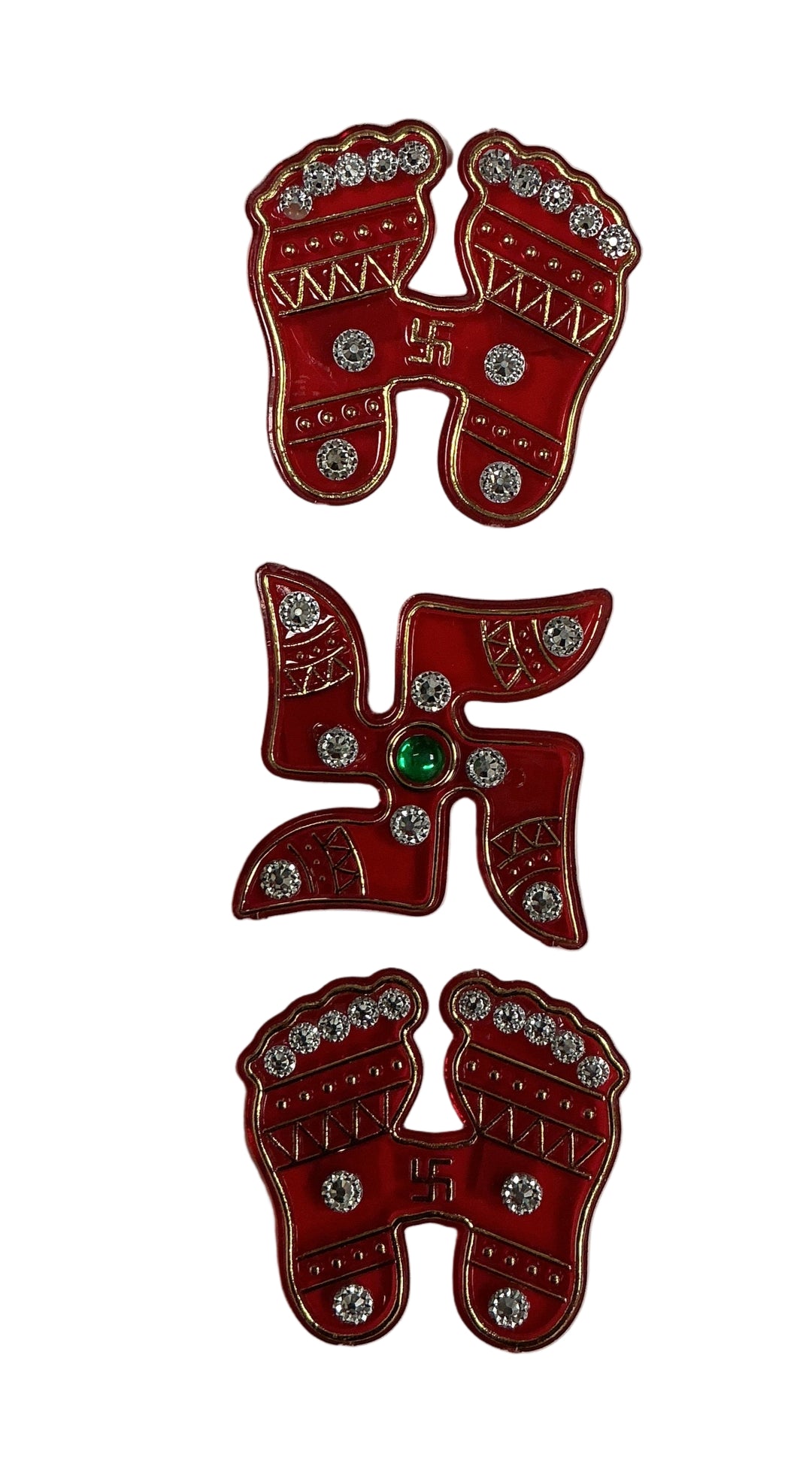 Diwali Decorations Swastika &amp; Charan E1
