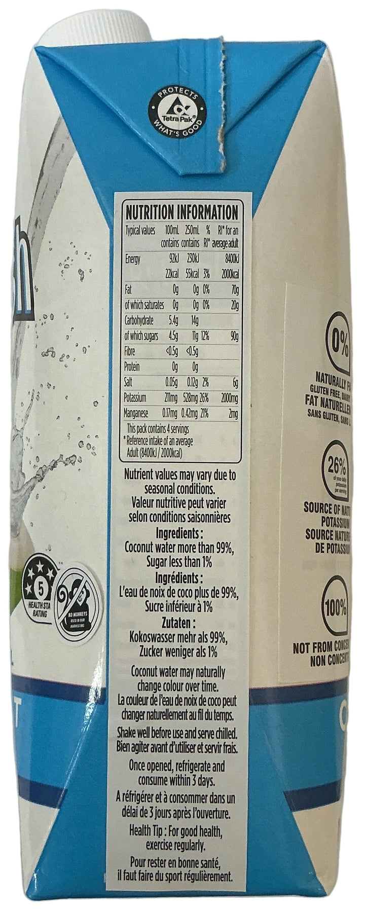 UFC Refresh Coconut Water 500ml