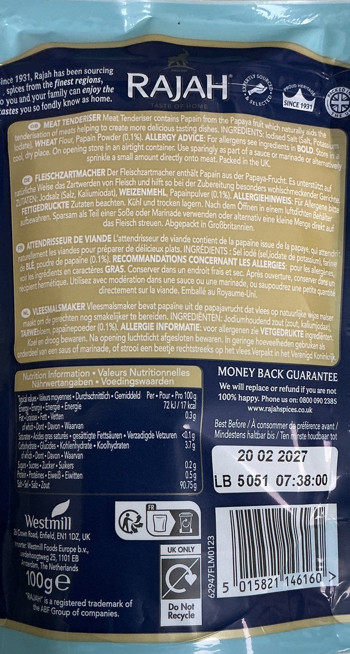 Rajah Meat Tenderiser 100g